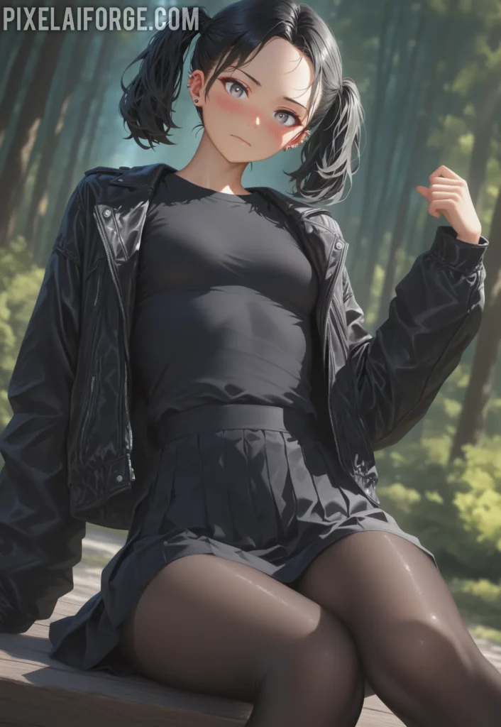 Yuki in the Forest
