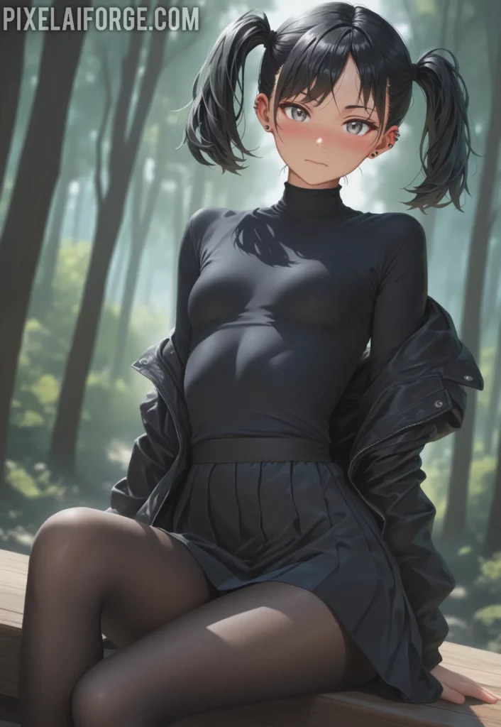 Yuki in the Forest
