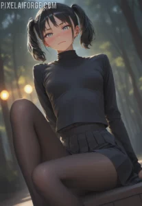 Yuki in the Forest