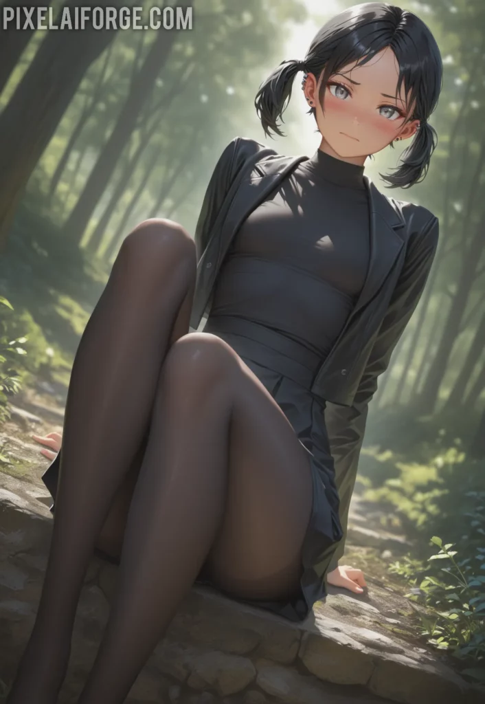 Yuki in the Forest
