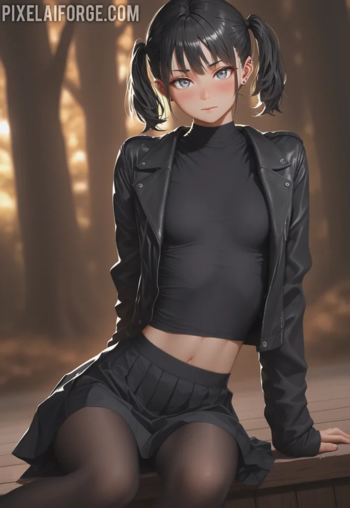 Yuki in the Forest