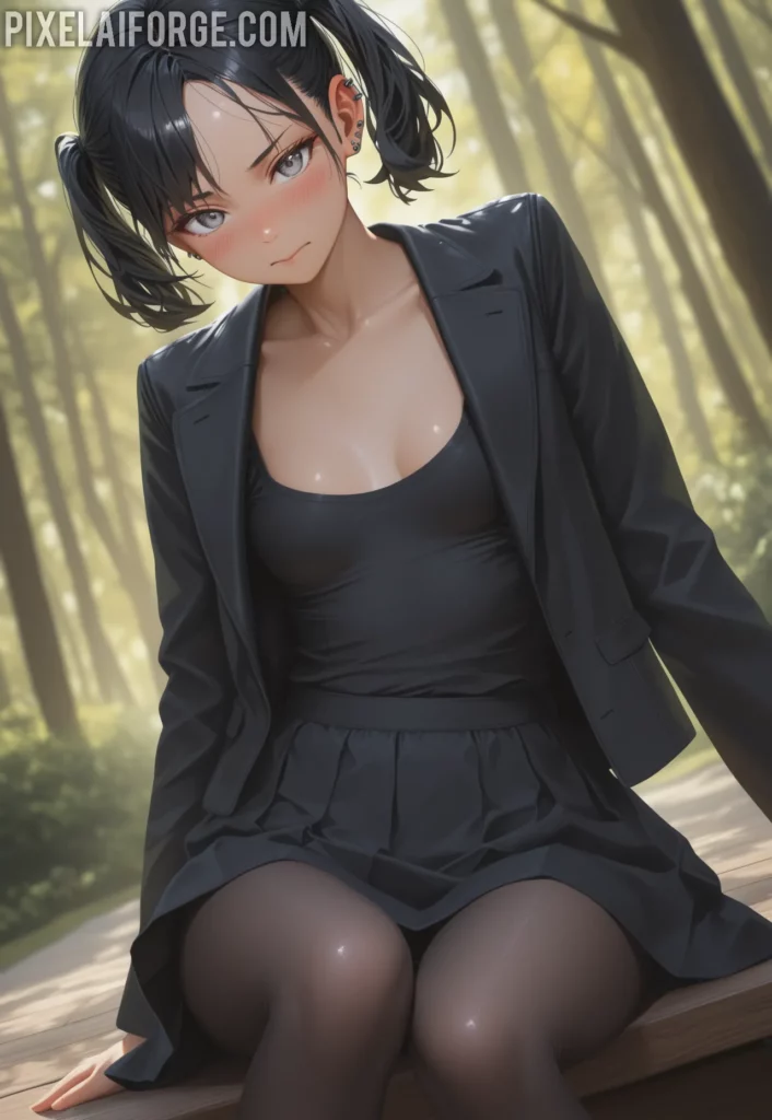 Yuki in the Forest