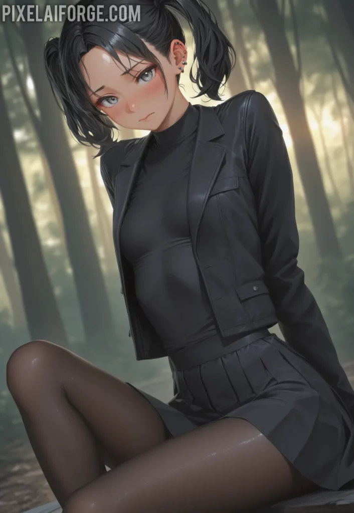 Yuki in the Forest
