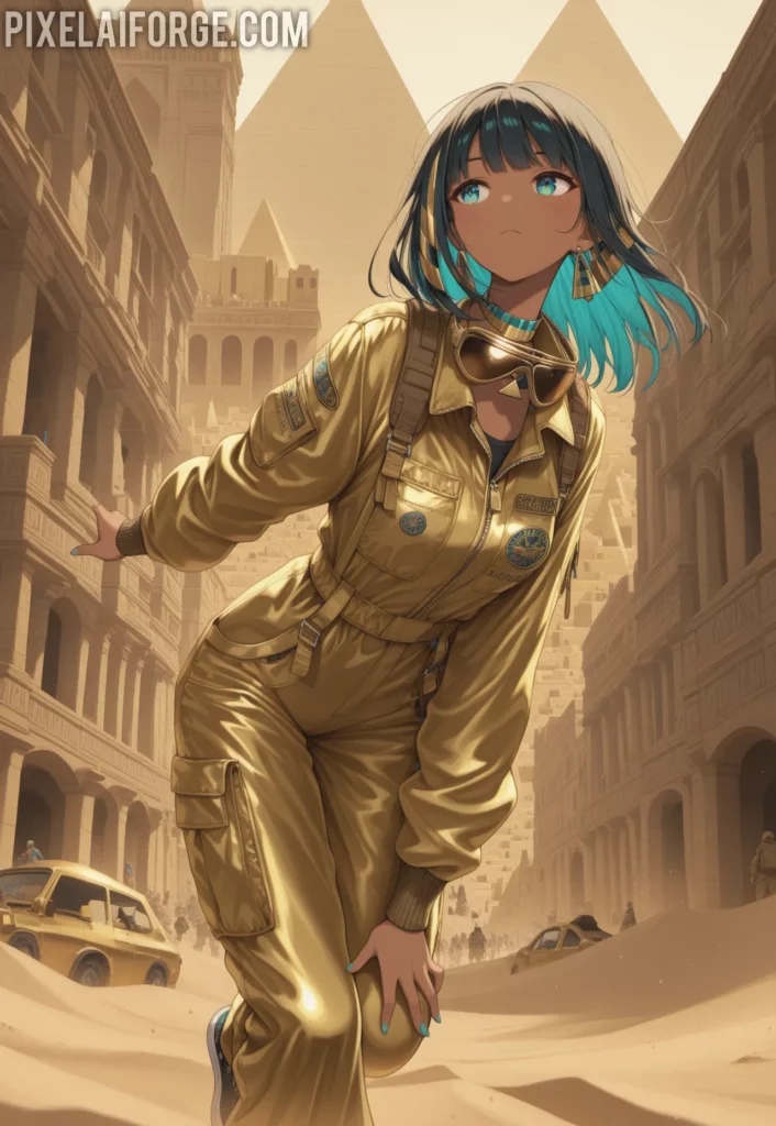 Zari atop the Pyramid
