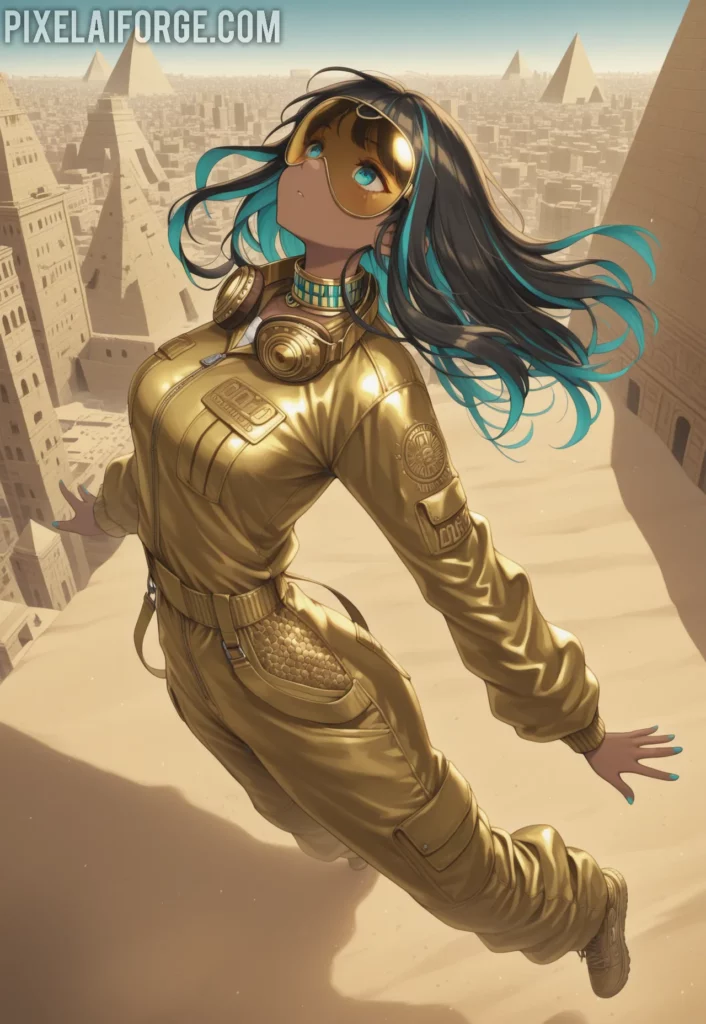 Zari atop the Pyramid