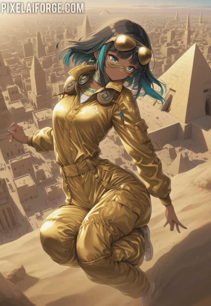 Zari atop the Pyramid