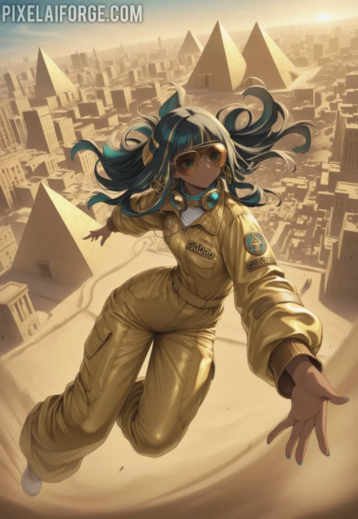Zari atop the Pyramid