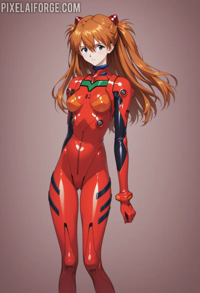 Asuka Langley La Valiente Piloto del EVA-02