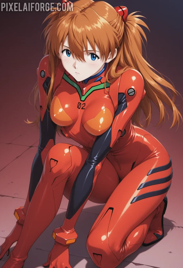 Asuka Langley La Valiente Piloto del EVA-02