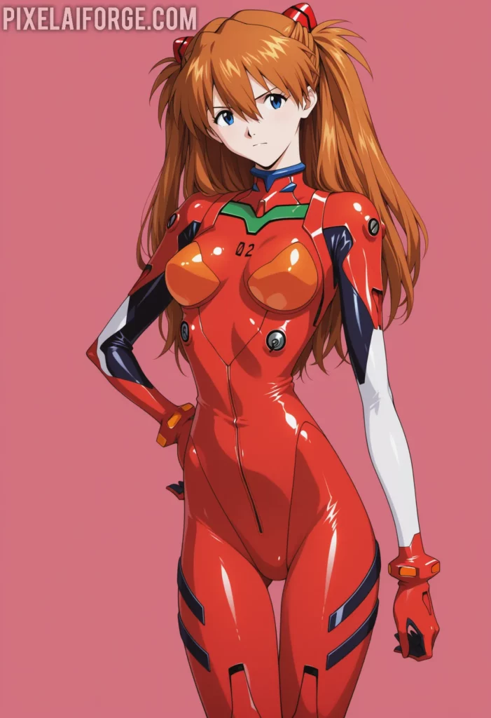 Asuka Langley La Valiente Piloto del EVA-02