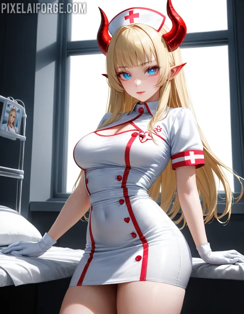 La enfermera anime de Demon Stailer