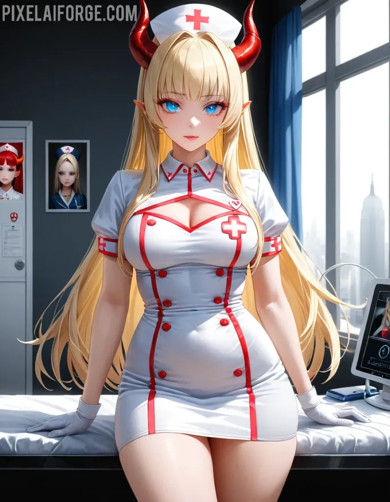 La enfermera anime de Demon Stailer