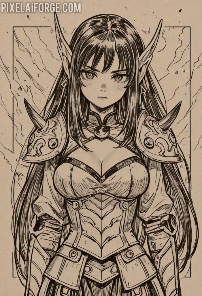 Imágenes Anime de Chicas de Fantasía Creadas con IA: Magia y Aventura