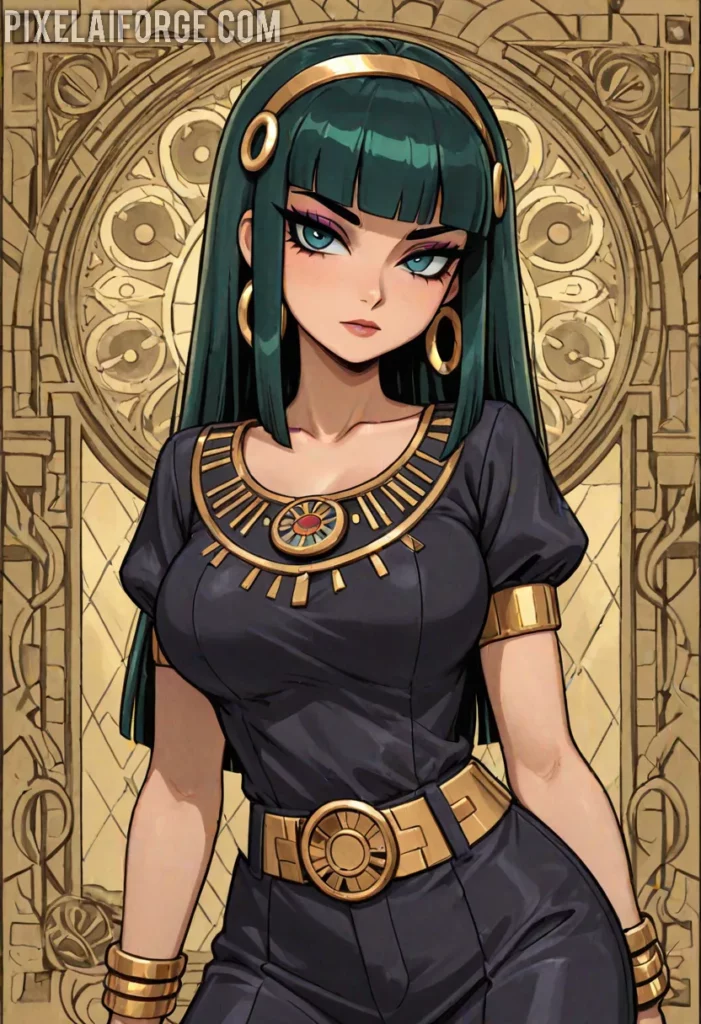 Imágenes Anime de Cleopatra Creadas con IA: El Arte de la Reina del Nilo