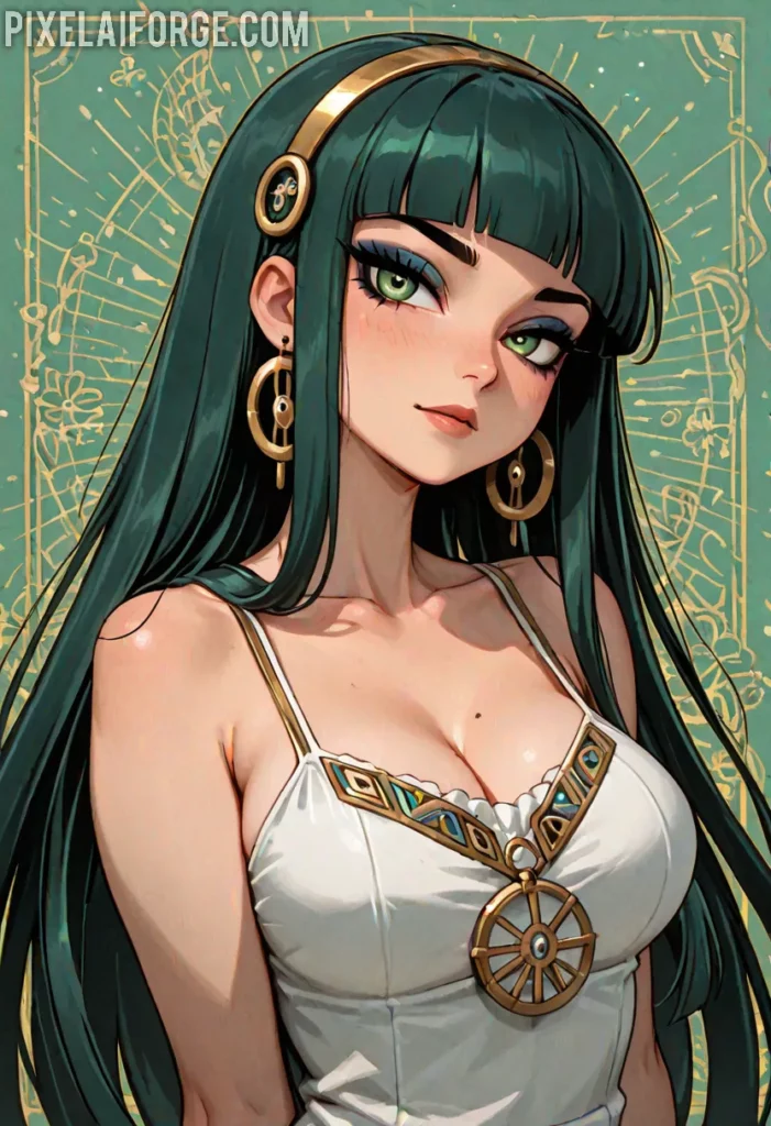 Imágenes Anime de Cleopatra Creadas con IA: El Arte de la Reina del Nilo