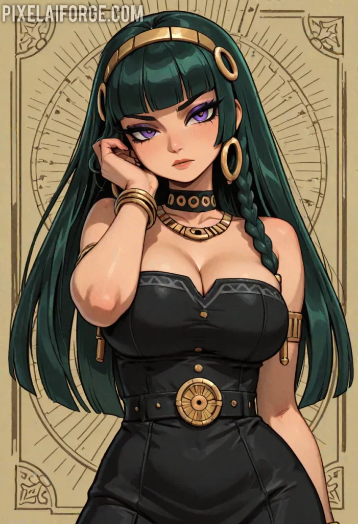 Imágenes Anime de Cleopatra Creadas con IA: El Arte de la Reina del Nilo