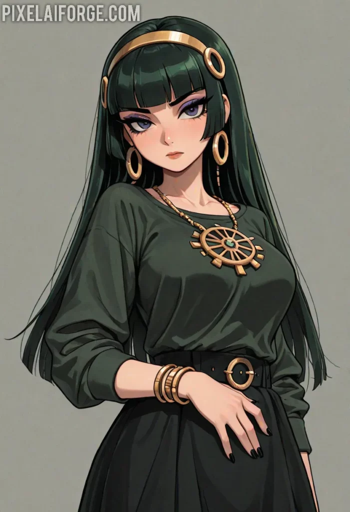 Imágenes Anime de Cleopatra Creadas con IA: El Arte de la Reina del Nilo