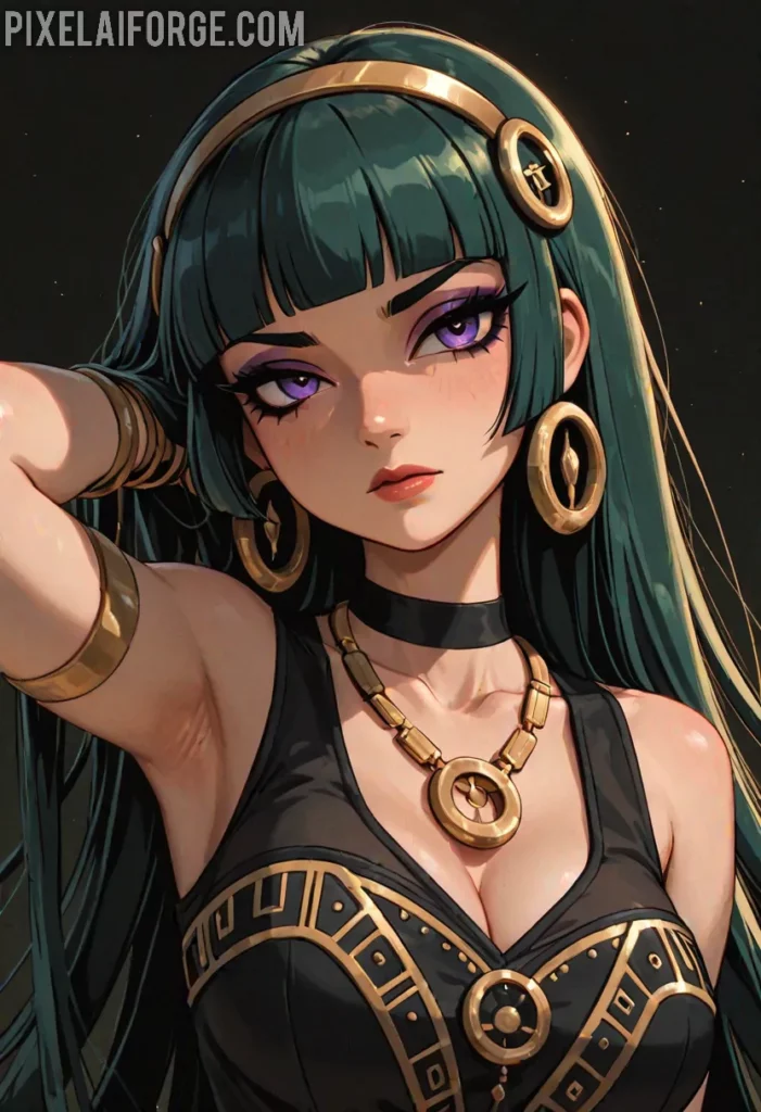 Imágenes Anime de Cleopatra Creadas con IA: El Arte de la Reina del Nilo