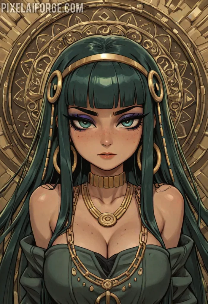 Imágenes Anime de Cleopatra Creadas con IA: El Arte de la Reina del Nilo