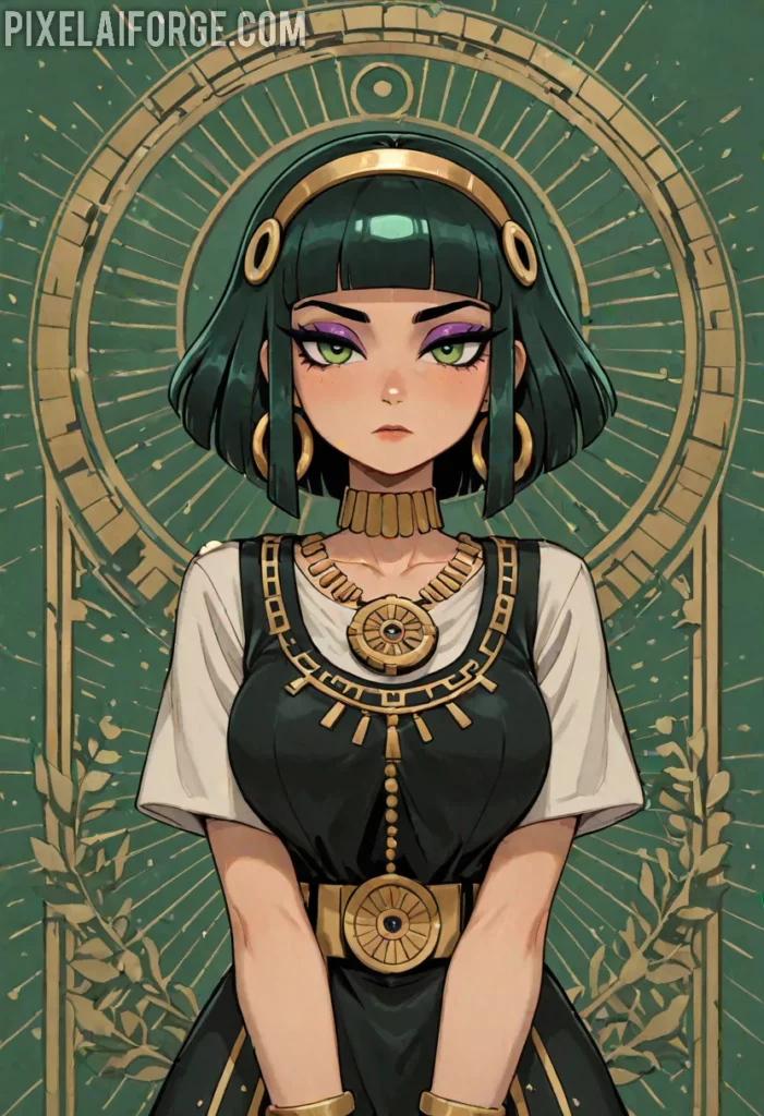 Imágenes Anime de Cleopatra Creadas con IA: El Arte de la Reina del Nilo
