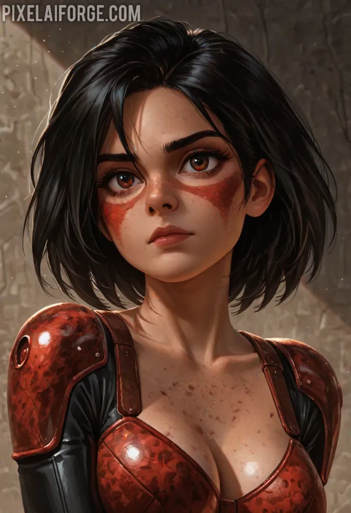 Imágenes Anime de Guerreras Cyborg Creadas con IA: Futurismo y Acción