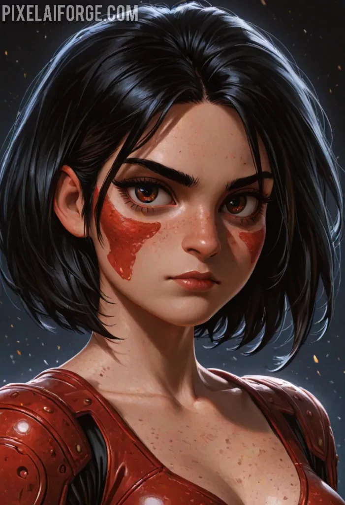 Imágenes Anime de Guerreras Cyborg Creadas con IA: Futurismo y Acción