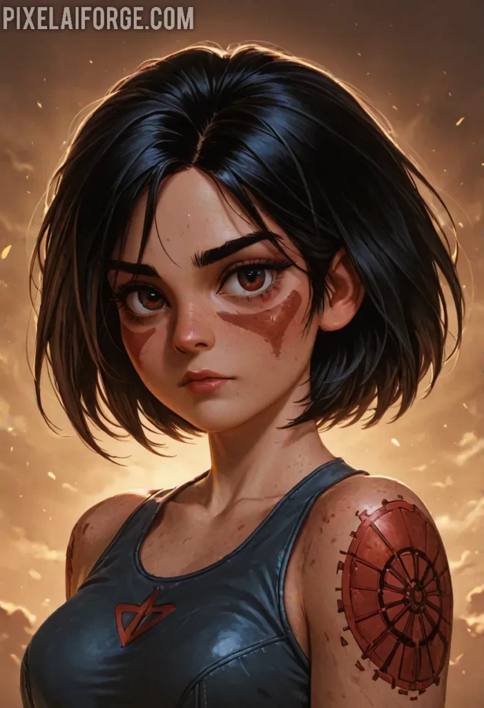 Imágenes Anime de Guerreras Cyborg Creadas con IA: Futurismo y Acción