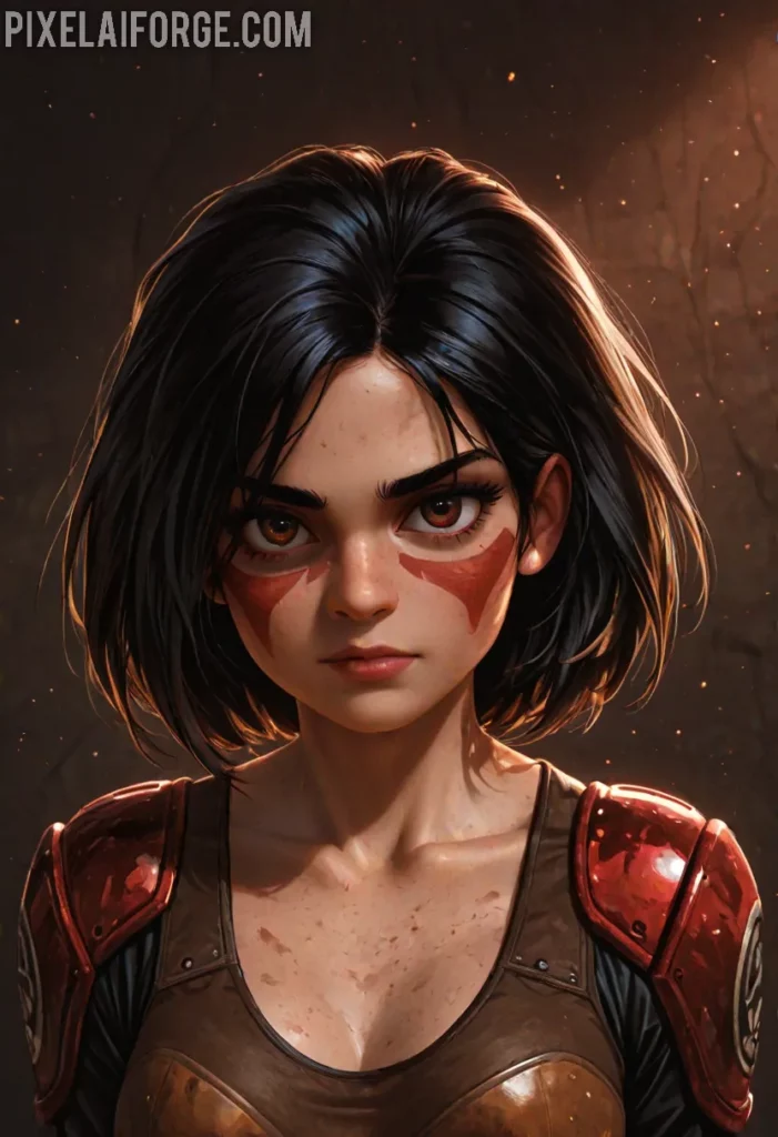 Imágenes Anime de Guerreras Cyborg Creadas con IA: Futurismo y Acción