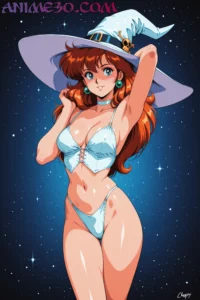 Arte Anime Halloween Brujas y Fantasmas en Ilustraciones Espeluznan