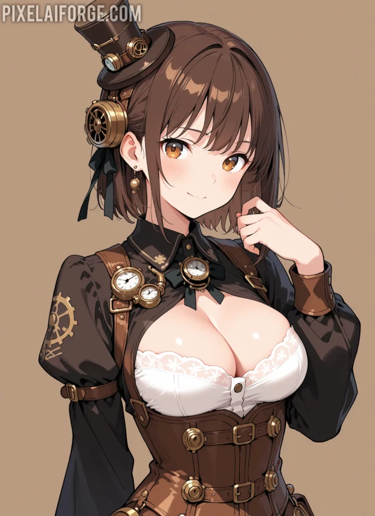Curiosidades steampunk y arte anime IA: una fusión sorprendente