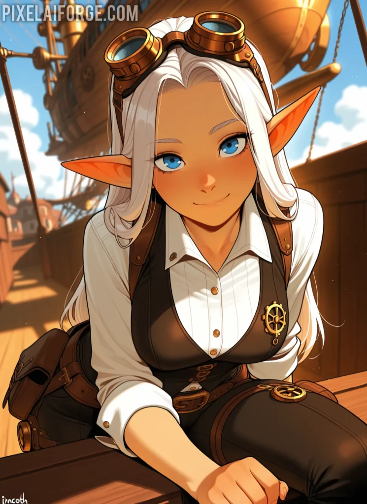Curiosidades steampunk y arte anime IA: una fusión sorprendente