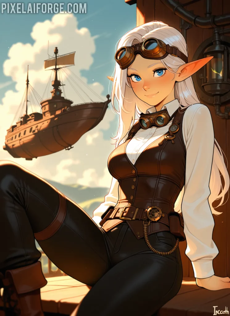 Curiosidades steampunk y arte anime IA: una fusión sorprendente
