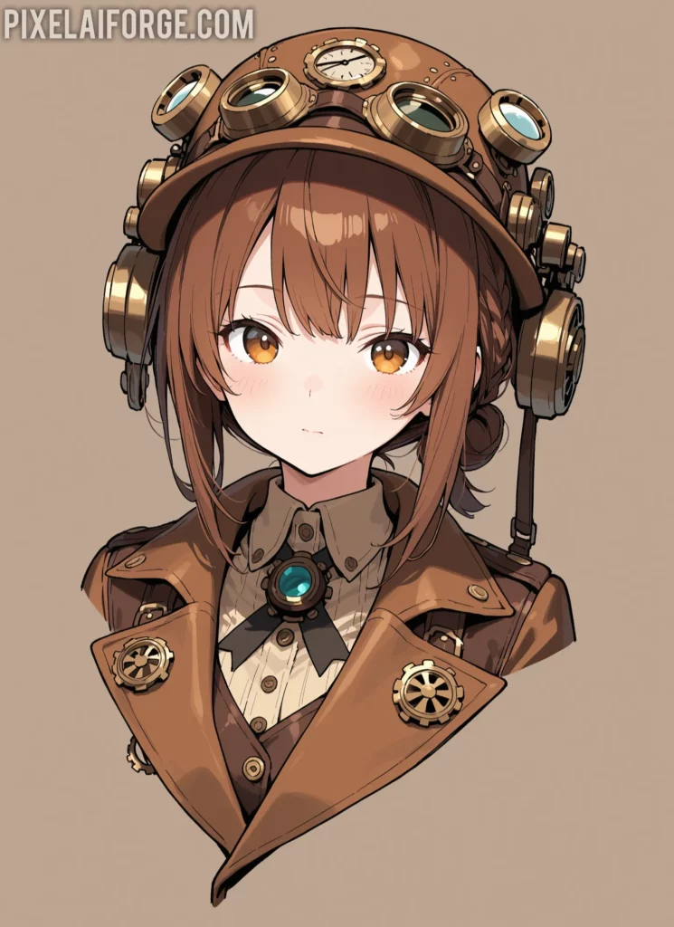 Curiosidades steampunk y arte anime IA: una fusión sorprendente