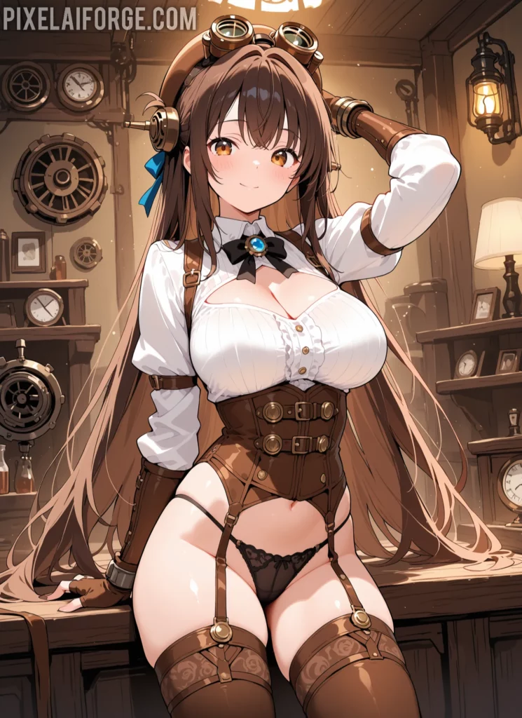 Curiosidades steampunk y arte anime IA: una fusión sorprendente
