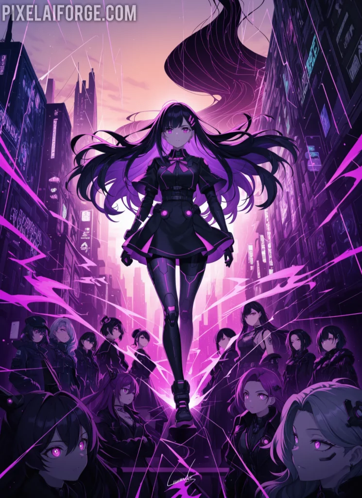 Galería de la obra de Veselin Petrov homenaje al anime icónico que marcó generaciones