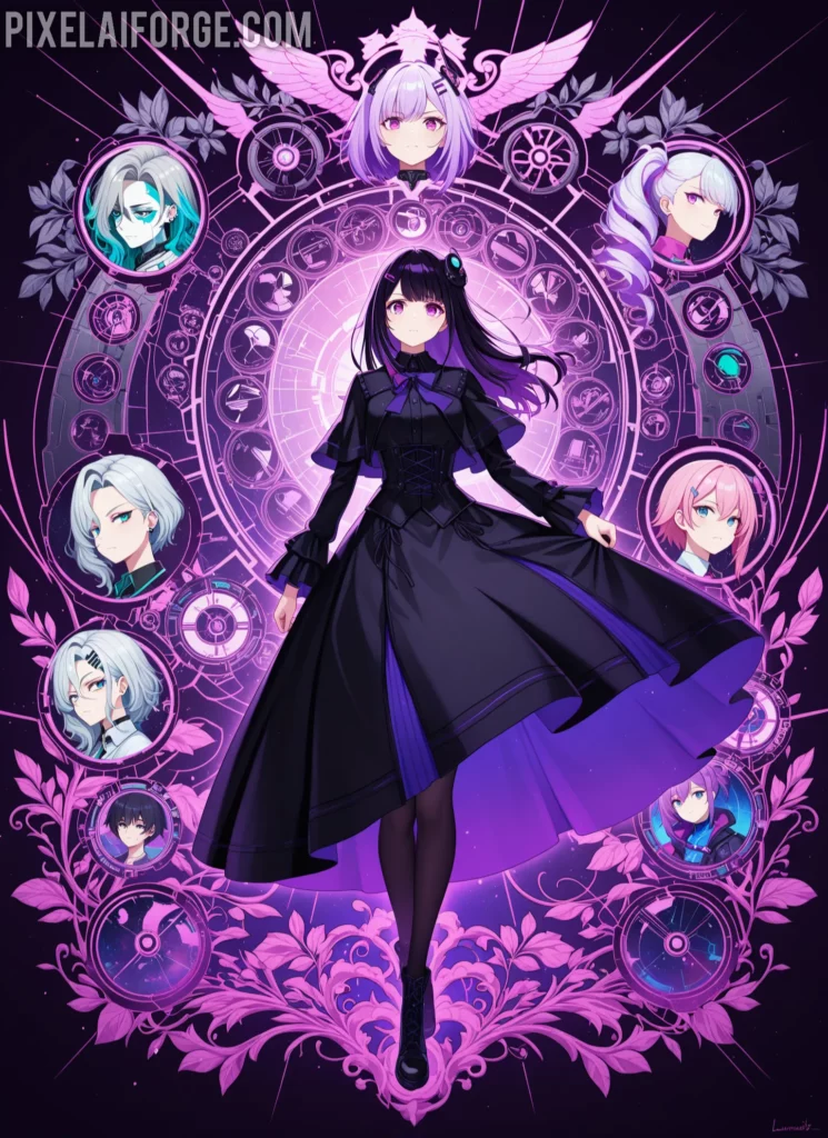 Galería de la obra de Veselin Petrov homenaje al anime icónico que marcó generaciones