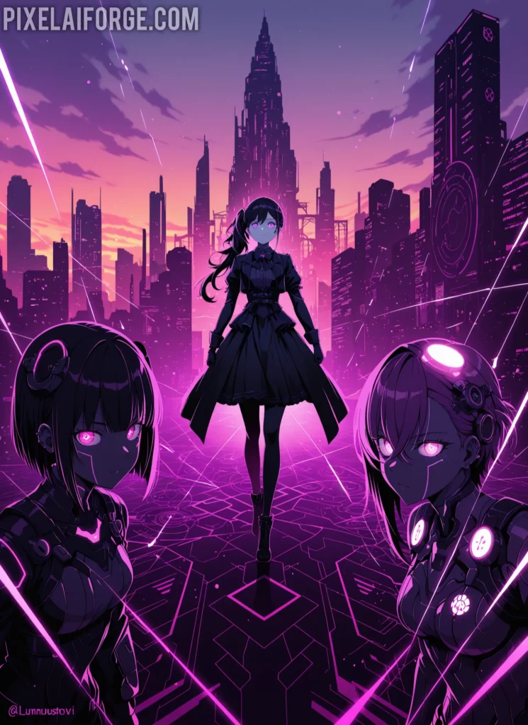 Galería de la obra de Veselin Petrov homenaje al anime icónico que marcó generaciones