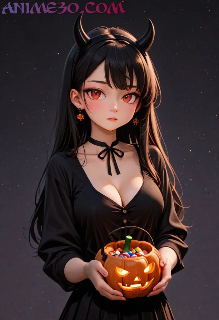 Imágenes de anime Halloween kawaii ideas adorables para celebrar con estilo