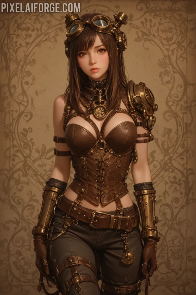 Orígenes steampunk y su conexión con el arte anime e inteligencia artificial