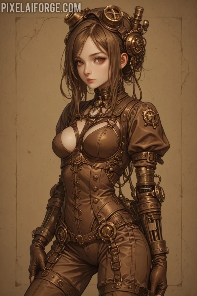 Orígenes steampunk y su conexión con el arte anime e inteligencia artificial