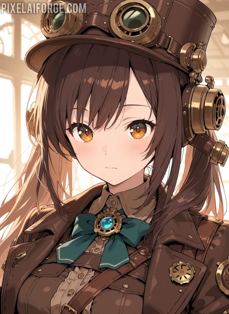 Orígenes steampunk y su conexión con el arte anime e inteligencia artificial