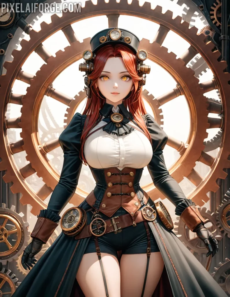 Steampunk Anime imágenes generadas por IA y tendencias creativas para 2025