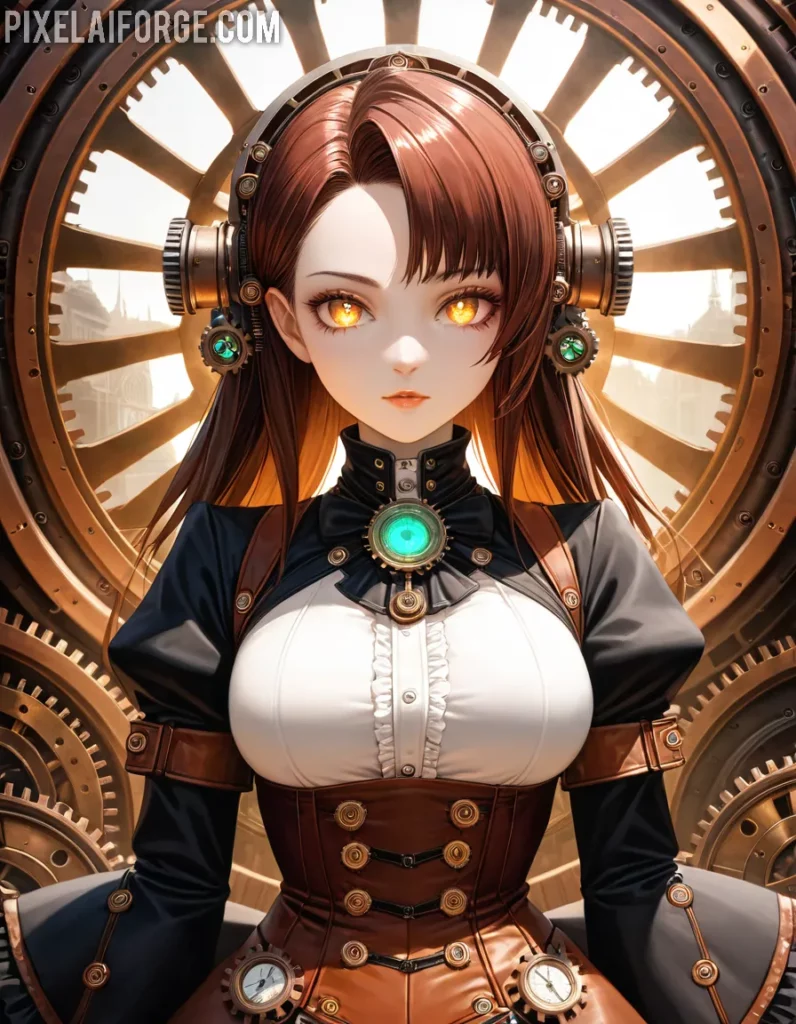 Steampunk Anime imágenes generadas por IA y tendencias creativas para 2025