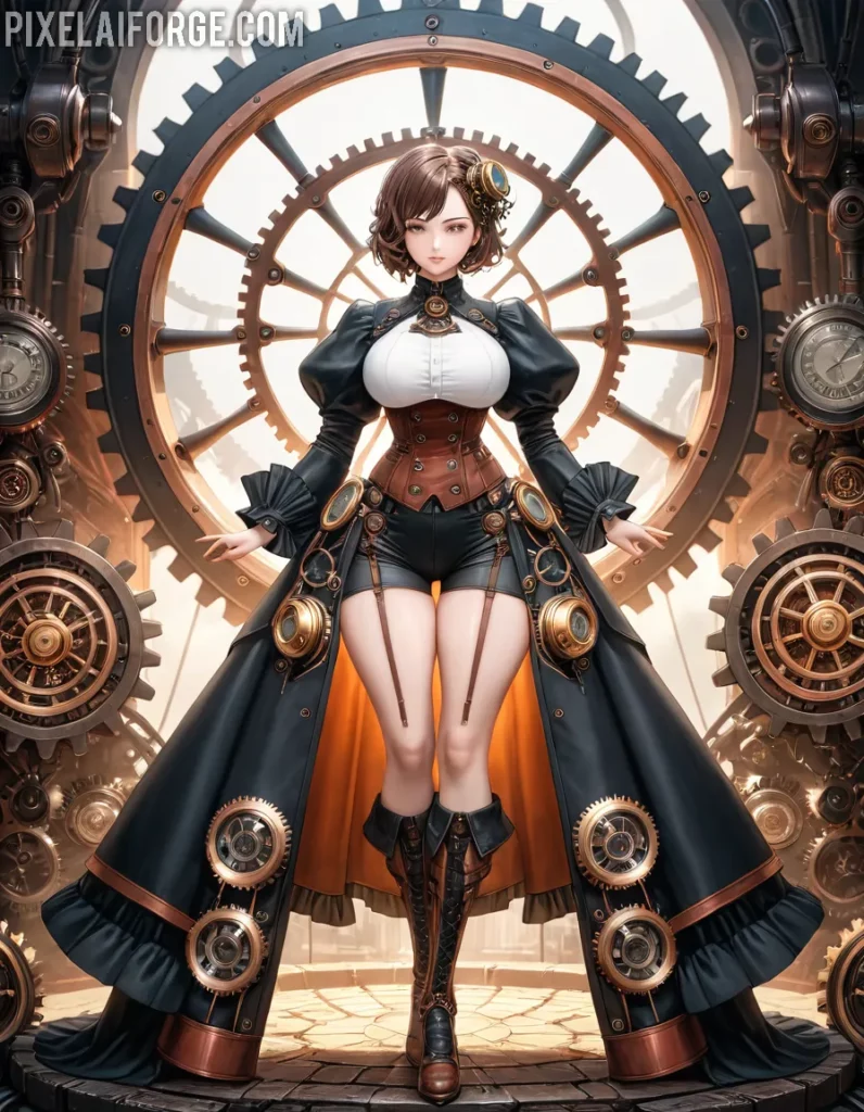 Steampunk Anime imágenes generadas por IA y tendencias creativas para 2025