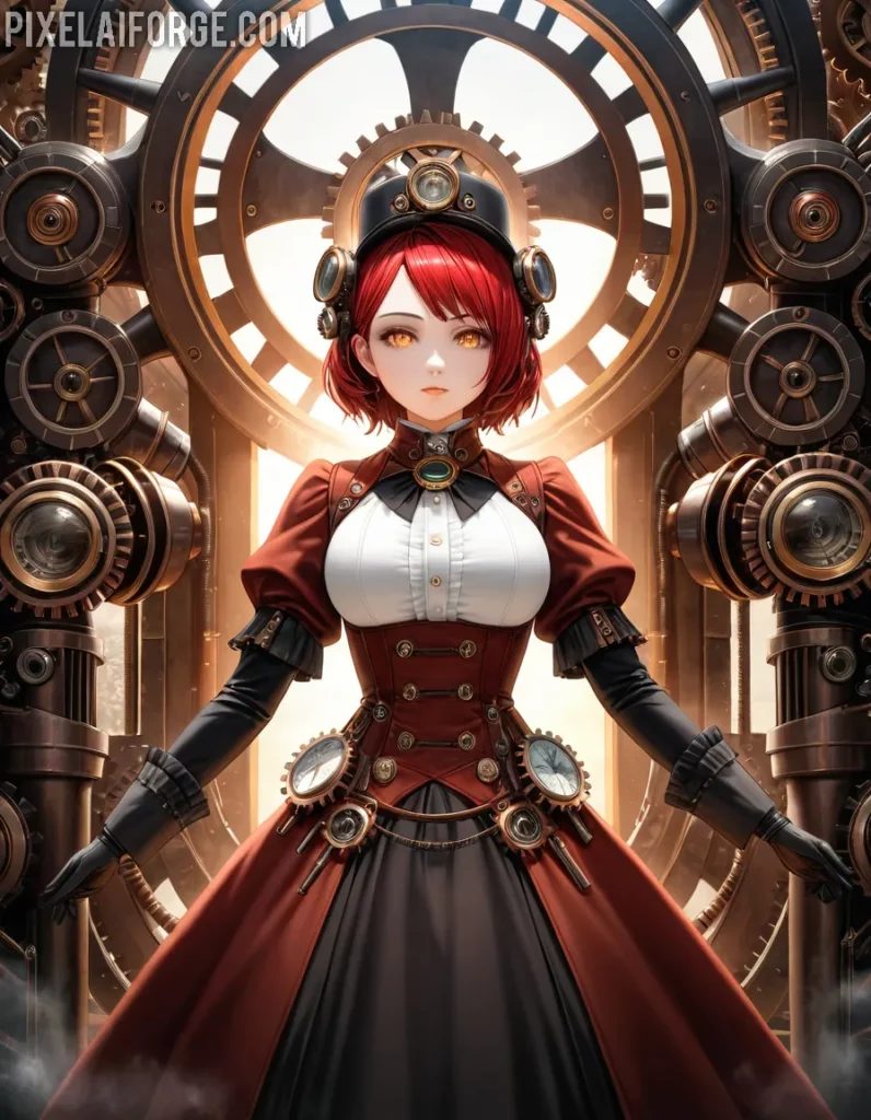 Steampunk Anime imágenes generadas por IA y tendencias creativas para 2025