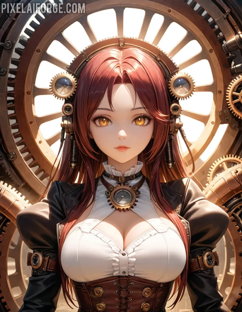 Steampunk Anime imágenes generadas por IA y tendencias creativas para 2025