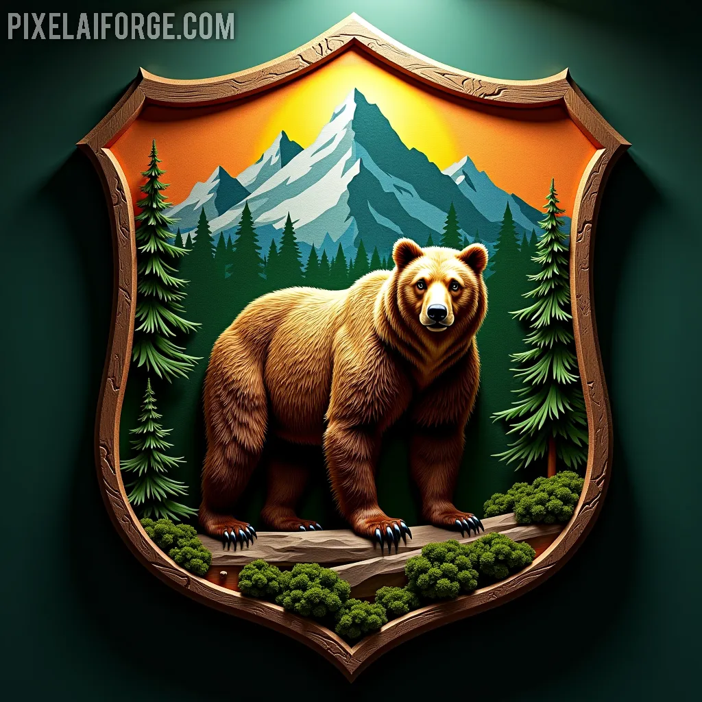 Escudo Familiar personalizado que represente valentía y unión