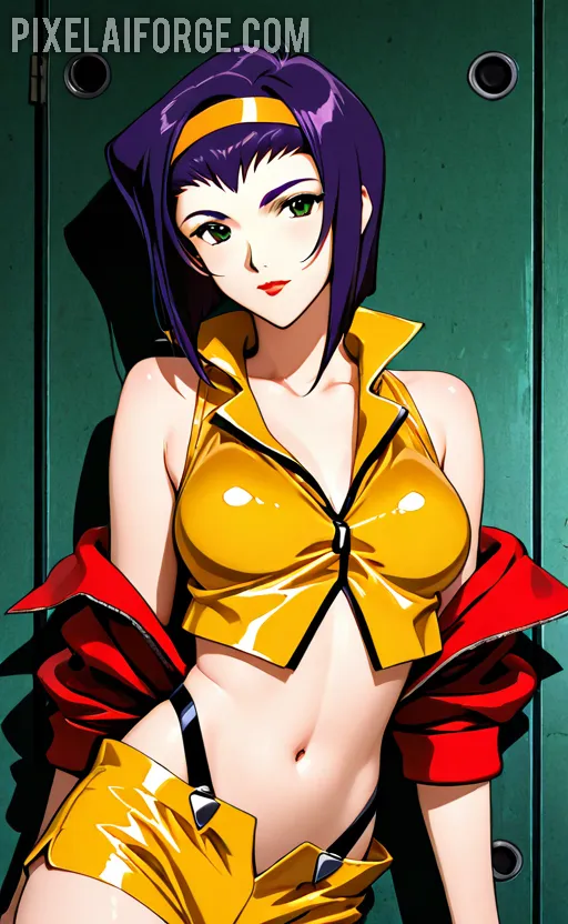 Elegante, fatalista y con un pasado envuelto en misterio, Faye Valentine es la femme fatale del espacio