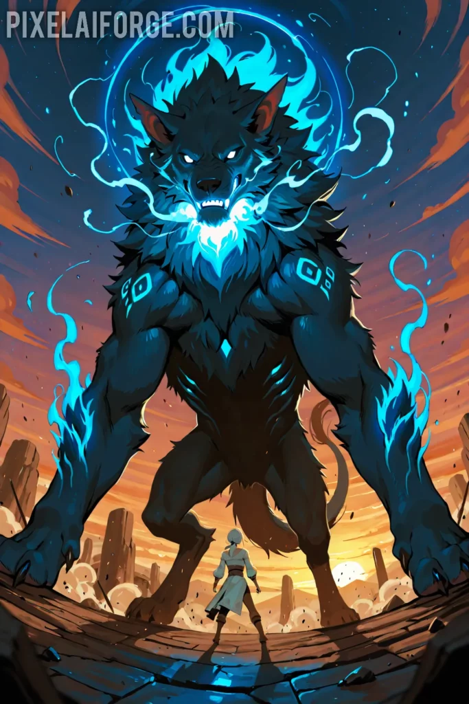 Ciri using her teleportation powers