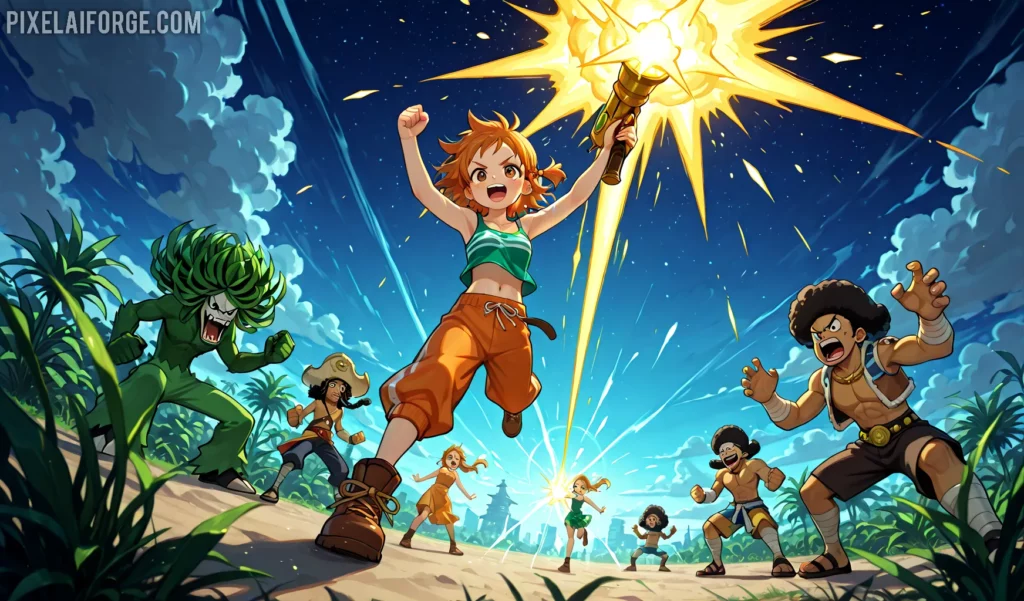 Nami El Salto Temporal Secreto Cómo la Sinergia entre Usopp y Nami Podría Haber Redefinido el Trono de los Piratas